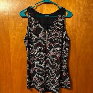 Medium silk front navy shell